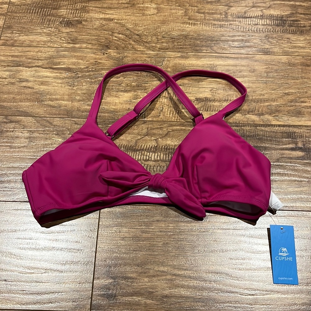 Cupshe front knot bikini top